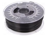 Filament: PLA; Ø: 1.75mm; black,translucent; 200÷235°C; 1kg DEVIL DESIGN