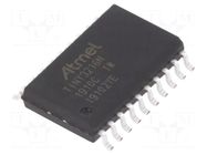 IC: AVR microcontroller; SO20; Ext.inter: 18; Cmp: 1; ATTINY; 1.27mm MICROCHIP TECHNOLOGY