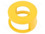 Protective cap; 22mm; 84; -25÷55°C; Ø: 45mm; metal; Body: yellow EAO