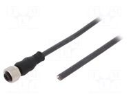 Cable: for sensors/automation; M12; PIN: 5; straight; 10m; plug WEIDMÜLLER