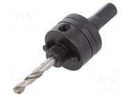 Hole saw adapter; Ø: 11mm; 1/4" (6,3mm) C.K