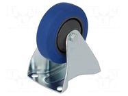 Transport wheel; Ø: 100mm; W: 32mm; H: 128mm; rigid; 150kg COLSON