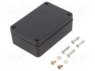 Enclosure: multipurpose; X: 64mm; Y: 98mm; Z: 36mm; 1590Z; aluminium HAMMOND