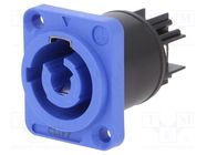 Connector: circular; female; CLIFFCON-P; 20A; 250VAC; blue; IP65 CLIFF