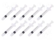 Syringe; 3ml; transparent; Luer Lock; polypropylene; 10pcs. FISNAR