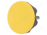 Knob; Ø: 56mm; Ext.thread: M8; 30mm; technopolymer PA; Cap: yellow ELESA+GANTER