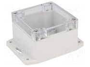 Enclosure: multipurpose; X: 80mm; Y: 82mm; Z: 55mm; with fixing lugs GAINTA