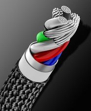 Baseus CATLWJ-A01 Lightning - USB-C PD 20W 480Mb/s 2m cable - black, Baseus