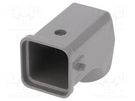 Enclosure: for HDC connectors; size D3A; for cable; for latch DEGSON ELECTRONICS