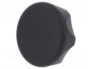 Knob; Ø: 45mm; Int.thread: M6; 12mm; H: 26mm; technopolymer PA ELESA+GANTER