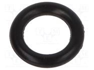 O-ring gasket; NBR rubber; Thk: 1.5mm; Øint: 5mm; black; -30÷100°C ORING USZCZELNIENIA TECHNICZNE
