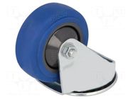 Transport wheel; Ø: 80mm; W: 32mm; H: 105mm; torsional; 120kg COLSON