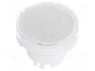 Cap; 21x15x12.2mm; white; YB; Application-series/manufacturer: YB NKK SWITCHES