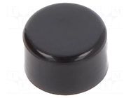 Cap; Ø4x2.4mm; black; GB; GB NKK SWITCHES