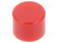 Cap; Ø5.1x4mm; red; AB; Application-series/manufacturer: AB,BB NKK SWITCHES