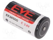 Battery: lithium; C; 3.6V; 8500mAh; non-rechargeable; Ø26x50mm EVE BATTERY