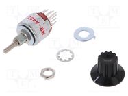 Switch: rotary; Pos: 3; 4P3T; 0.01A/28VAC; 0.01A/28VDC; -10÷70°C NKK SWITCHES