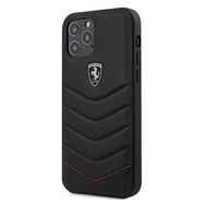 Ferrari FEHQUHCP12LBK iPhone 12 Pro Max 6.7&quot; black/black hardcase Off Track Quilted, Ferrari