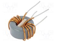 Inductor: wire; THT; 470uH; 7A; 5mΩ; 230VAC; 12x7mm; -20÷50%; 10kHz FERYSTER