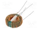 Inductor: wire; THT; 1.5mH; 2.2A; 27mΩ; 230VAC; 8x5mm; -20÷50%; 10kHz FERYSTER