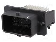 Connector: automotive; socket; male; CMC; PIN: 48(8+40); black; THT MOLEX