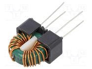 Inductor: wire; THT; 680uH; 3A; 12mΩ; 230VAC; 5.8x10.7mm; -20÷50% FERYSTER