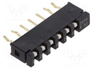 Switch: DIP-SWITCH; Poles number: 6; OFF-ON; 0.01A/5VDC; Pos: 2 C&K