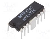 IC: driver; bidirectional,motor controller; DIP12; 1A; Ch: 4; 25VDC 