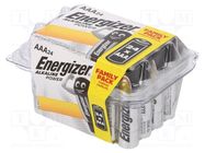 Battery: alkaline; AAA; 1.5V; non-rechargeable; 24pcs; Base ENERGIZER