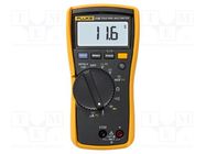 Digital multimeter; LCD; 3,75 digit (6000); I DC: 0.1÷600uA 