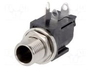 Connector: DC supply; socket; male; 11A; on PCBs; THT; with peg SWITCHCRAFT