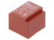 Transformer: encapsulated; 0.5VA; 230VAC; 6.3V; 83.3mA; PCB ZETTLER
