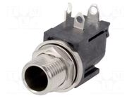 Connector: DC supply; socket; male; 11A; IP68; on PCBs; THT SWITCHCRAFT