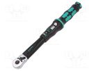Wrench; torque; 360mm; 10÷50Nm; Mounting: 3/8" WERA