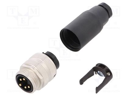 Plug; 7/8"; male; PIN: 5; straight; for cable; 9A; IP67; 250V; 6÷8mm MURR ELEKTRONIK 7000-78081-0000000