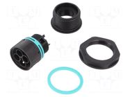 Connector: AC supply; screw terminal; male; TH387; 17.5A; 450V TECHNO