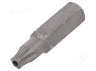 Screwdriver bit; Torx® with protection; T20H; Overall len: 25mm WERA