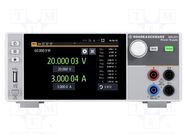 Power supply: programmable laboratory; Ch: 1; 0÷20VDC; 6A; 60W ROHDE & SCHWARZ