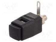 Laboratory clamp; black; 70VDC; 16A; screw,spring clamp; nickel SCHÜTZINGER