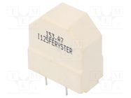 Inductor: wire; THT; 15mH; 700mA; 410mΩ; 230VAC; 15x12.5mm; -20÷50% FERYSTER