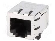 Connector: RJ45; socket; PIN: 8; shielded; 8p8c; THT; angled 90° BEL FUSE