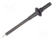Measuring tip; 10A; 1kVDC; black; Socket size: 4mm; 5mΩ; L: 107mm SCHÜTZINGER