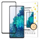 Wozinsky Tempered Glass Full Glue Super Tough Screen Protector Full Coveraged with Frame Case Friendly for Samsung Galaxy S20 FE black, Wozinsky
