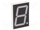 Display: LED; 7-segment; 45mm; 1.8"; No.char: 1; red; 45÷90mcd; anode LUCKYLIGHT