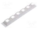 LED lens holder; rectangular; C16584,C16588; Colour: white LEDIL