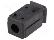 Mounting coupler; for profiles; Mat: polyamide; Int.thread: M10 ELESA+GANTER