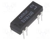 Relay: reed switch; SPST-NO; Ucoil: 24VDC; 1A; max.100VDC; 10W; PCB CELDUC