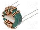 Inductor: wire; THT; 470uH; 3.3A; 9mΩ; 230VAC; 17.6mm; -20÷50%; 10kHz FERYSTER