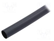 Heat shrink sleeve; glued; 3: 1; 24mm; L: 1.2m; black; polyolefine TE Connectivity