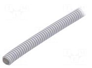 Protective tube; Size: 16; grey; L: 25m; RKGL; Øint: 11mm; -5÷60°C AKS ZIELONKA